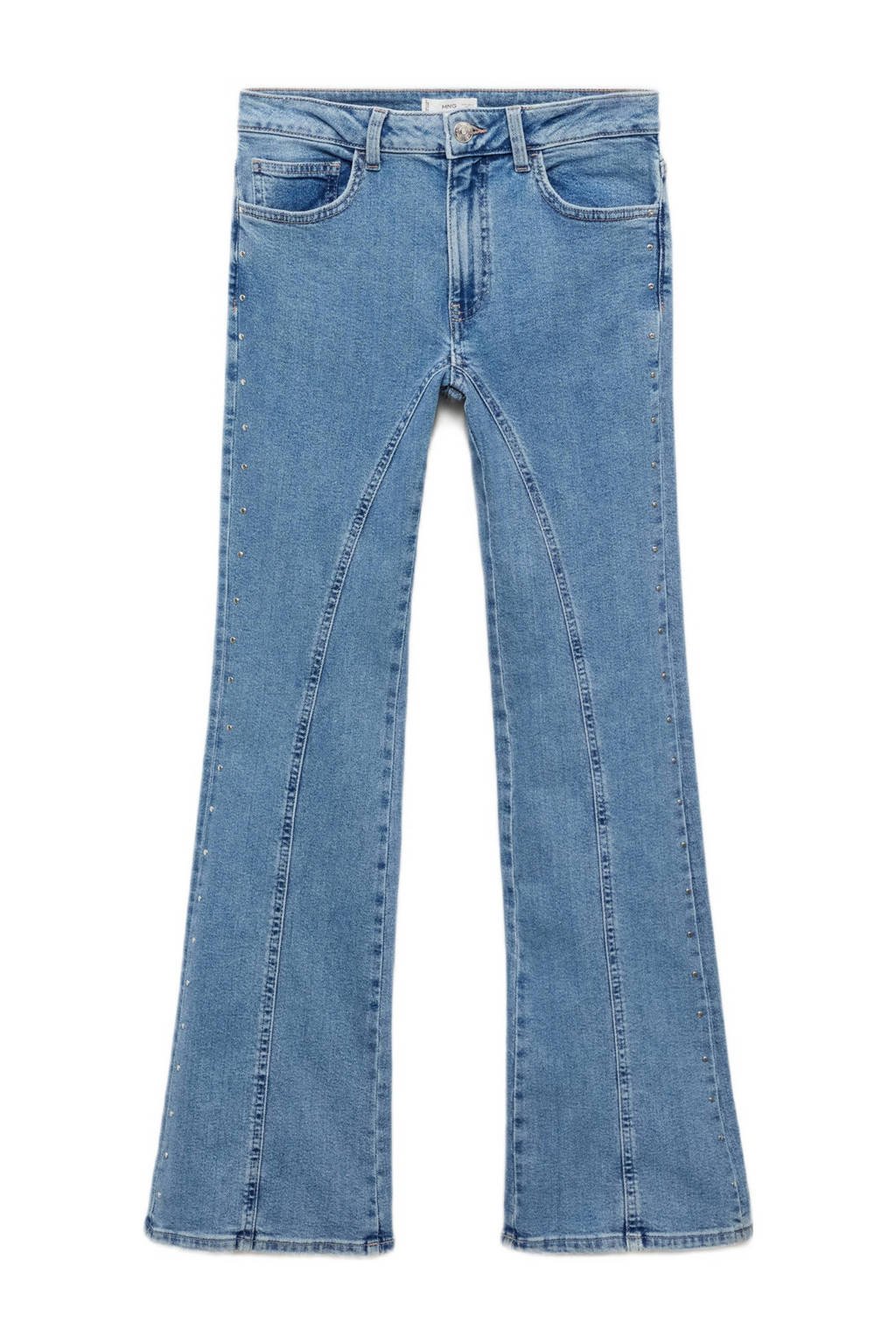 MANGO TEEN flared jeans medium blue denim