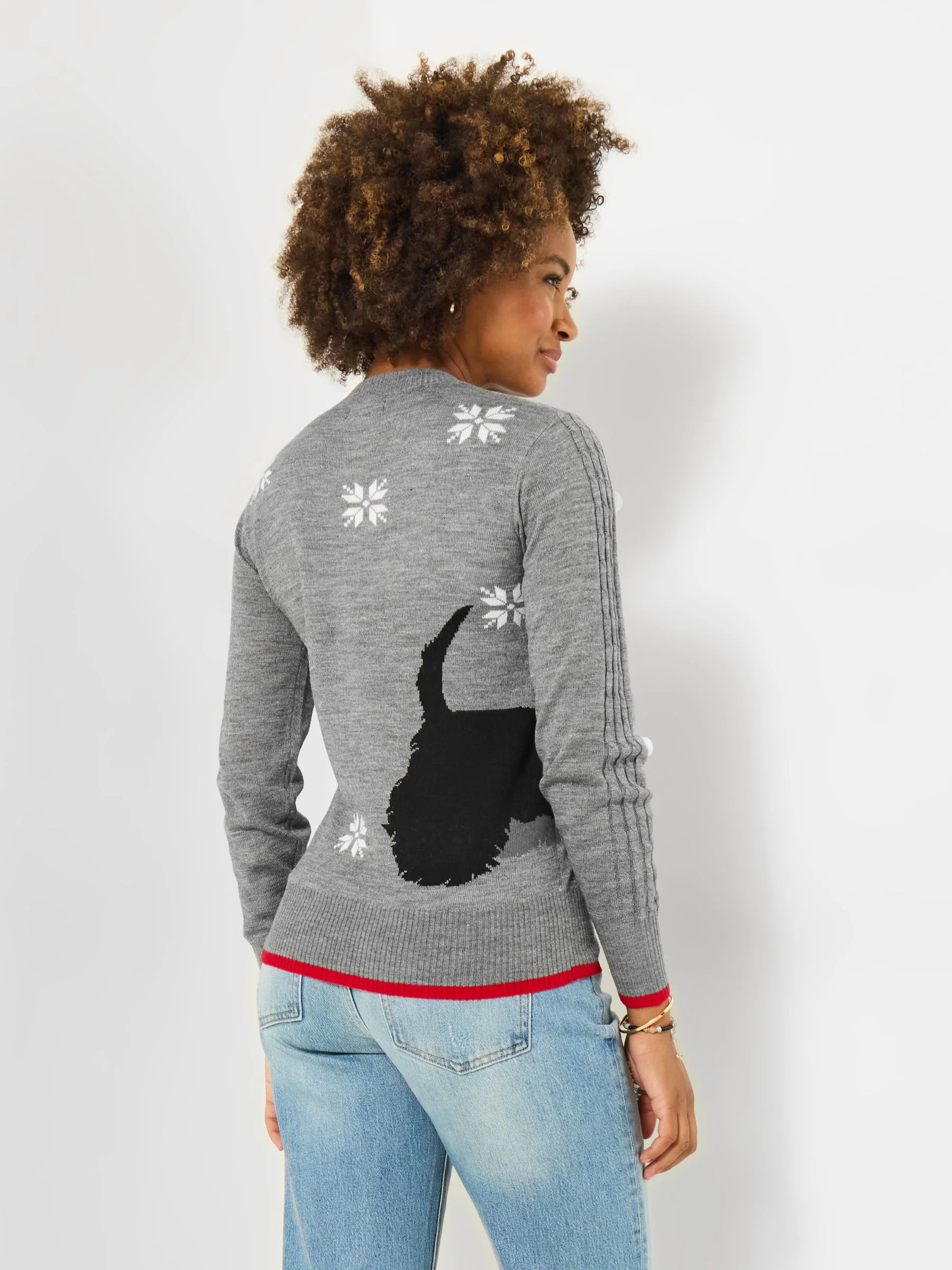 Joe Browns Scottie Dog Embroidered Jumper