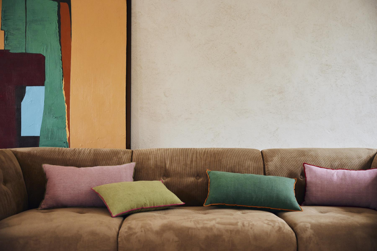 HKliving Linen Cotton kussen 50x30 mansion