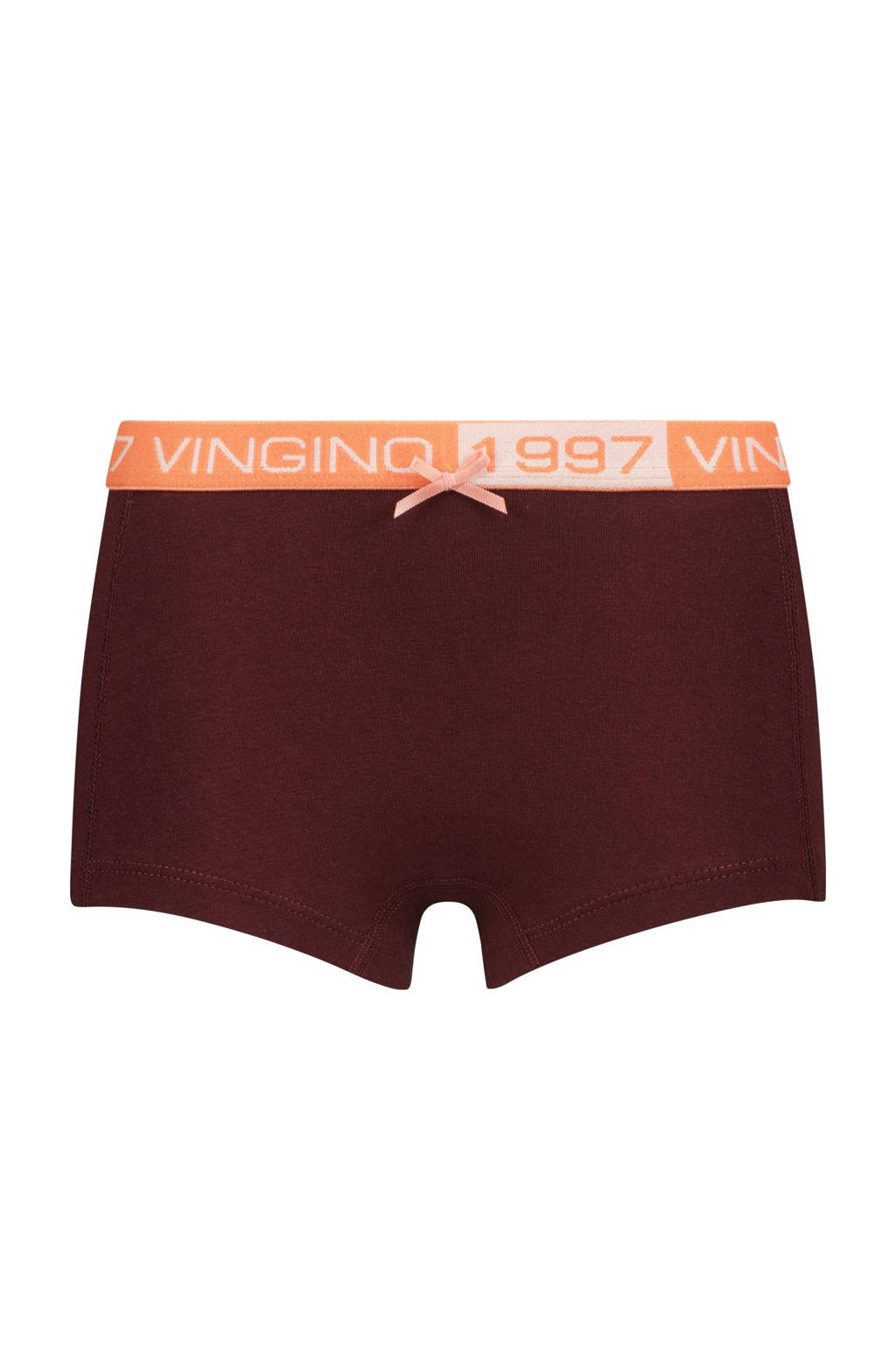 short - set van 7 koraal/multicolor