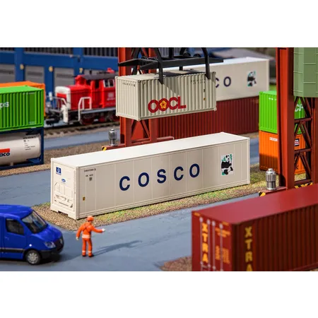 Faller 180851 - 40 Hi-Cube Kühlcontainer COSCO