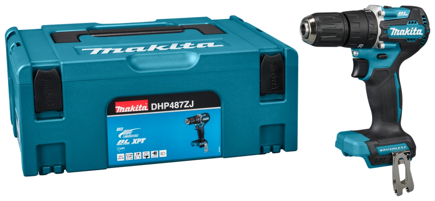 Makita DHP487ZJ 18V Li-ion Accu Klopboor-/schroefmachine body in Mbox
