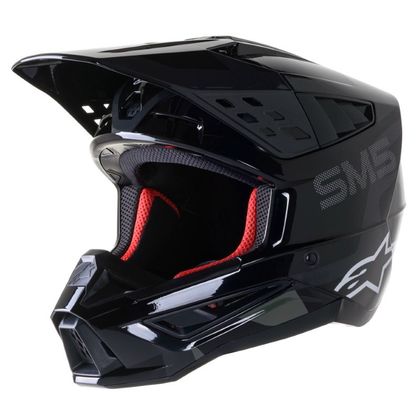 Casque cross Alpinestars S-M5 ROVER - BLACK ANTHRACITE CAMO GLOSSY 2023 - Noir / Gris