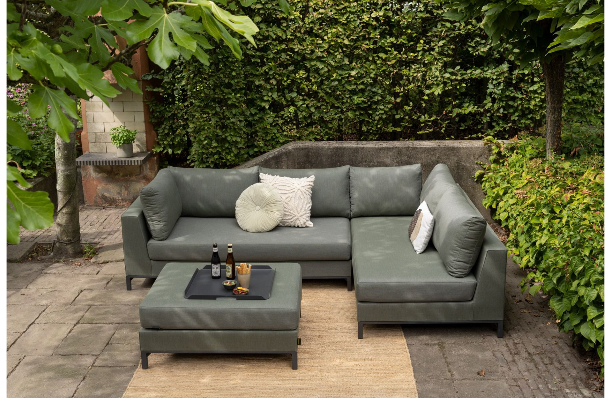 Exotan loungeset Capri Capri loungeset - Links groen