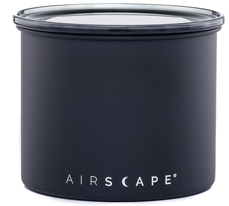 Boîte de conservation métal noir mat 250g - Airscape