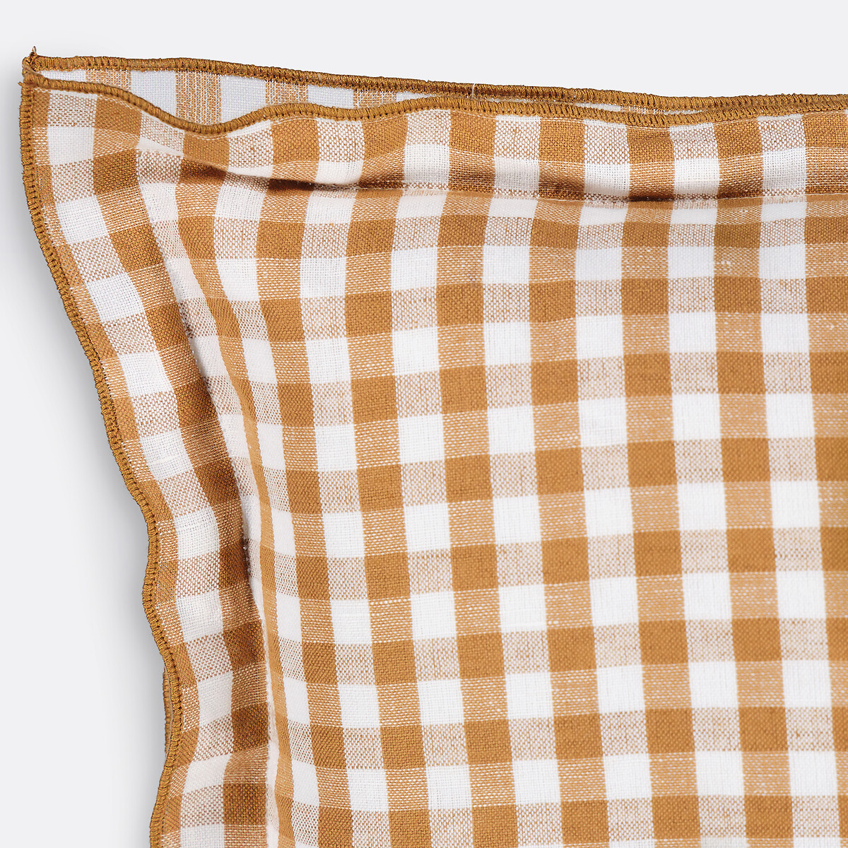 LA REDOUTE INTERIEURS<br>Capa de almofada riscada em algodão/linho, Cottage
