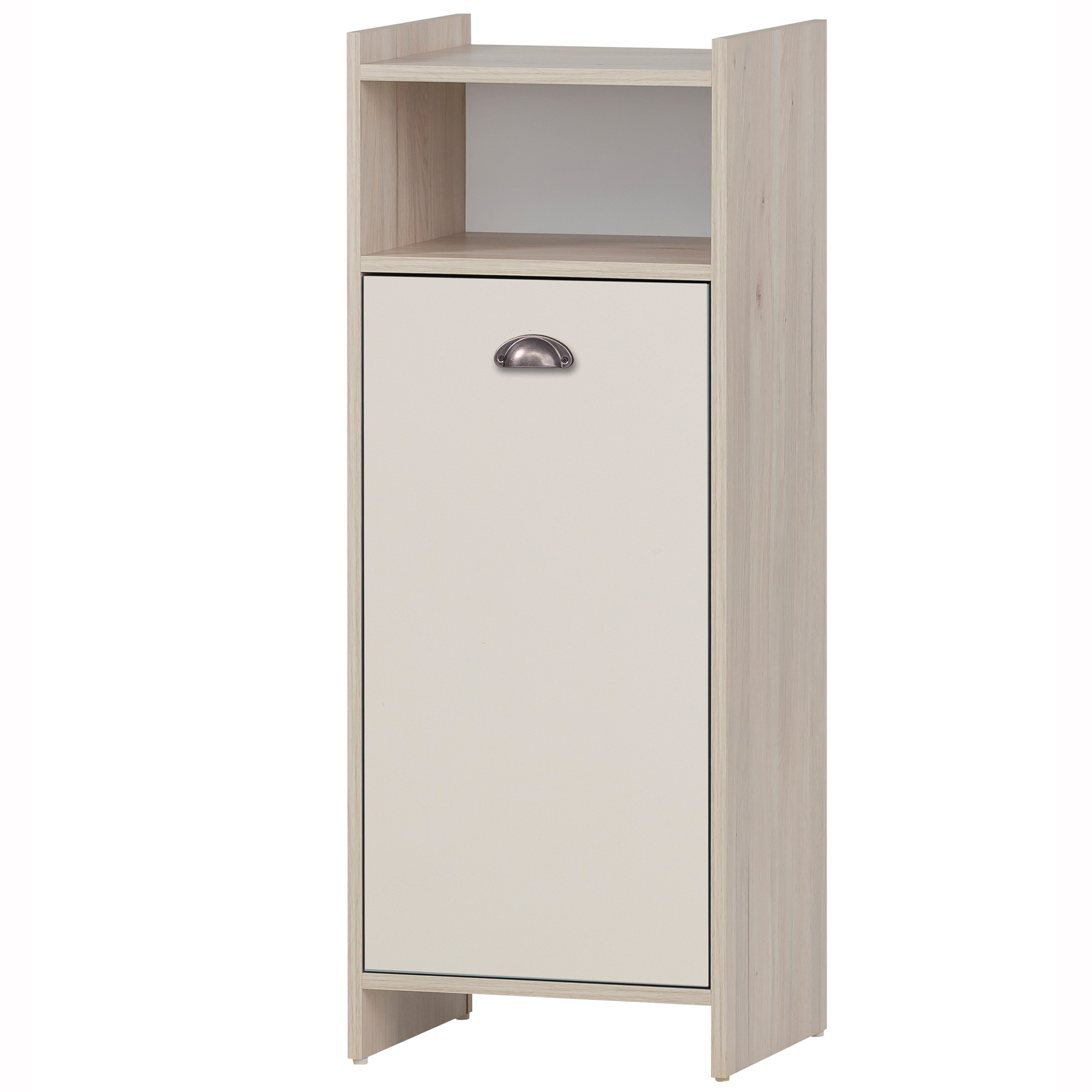 Highboard - cremebeige - Sandeiche - 40,2 cm