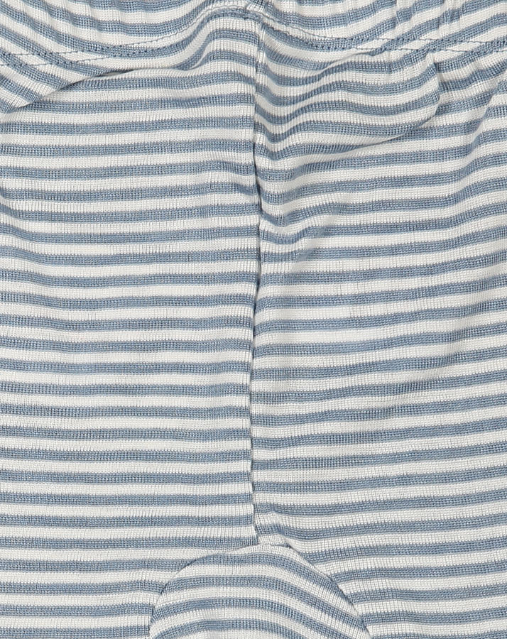 Schlupfhose JOY STRIBE mit Seide in blau/weiß