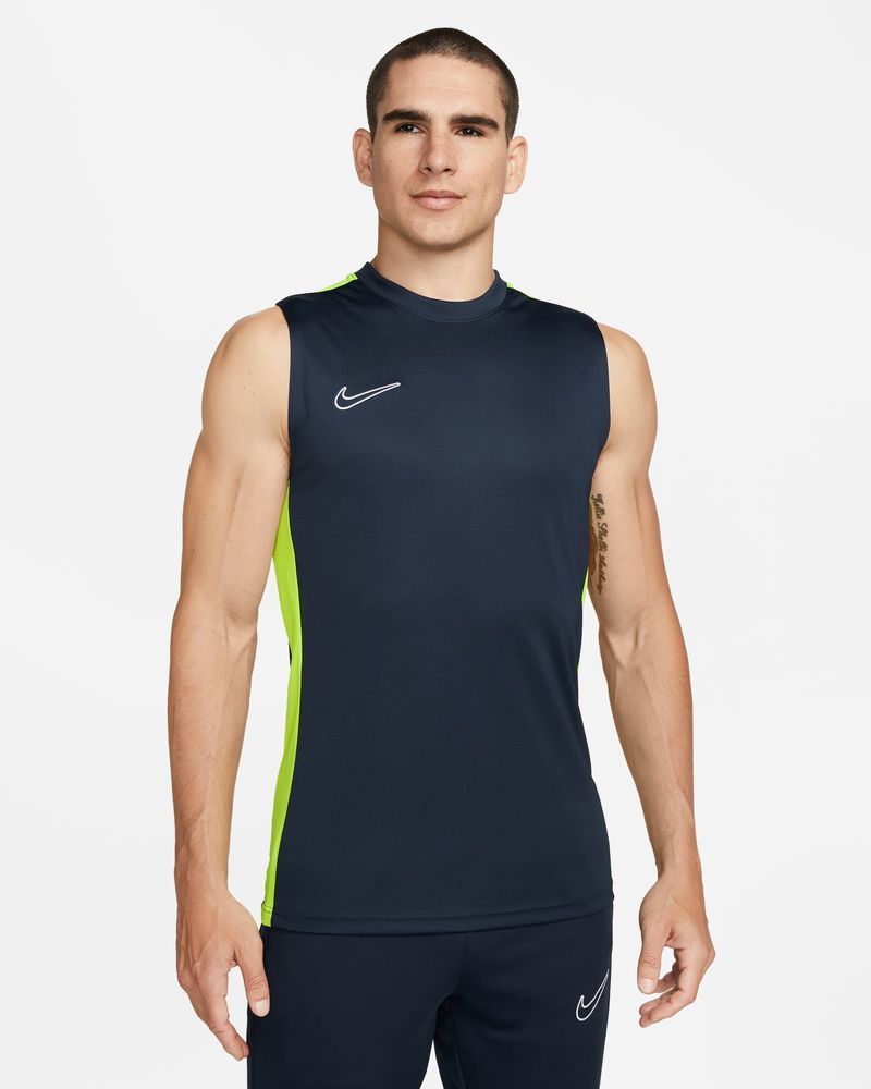 Débardeur Nike Academy 23 Bleu Marine & Jaune Fluo pour homme