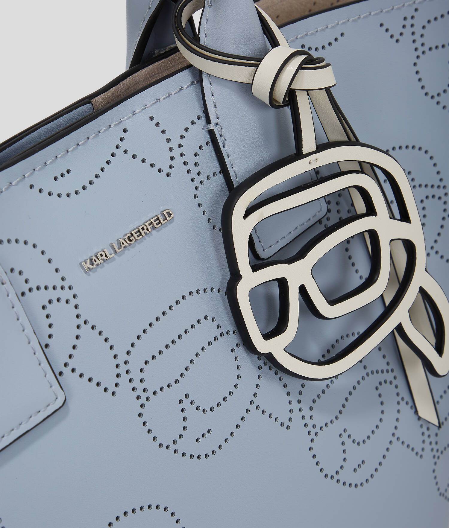 SAC CABAS PERFORÉ IKON - Bleu Kentucky