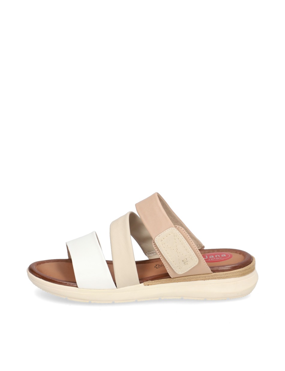 Lederkombination Pantoffel