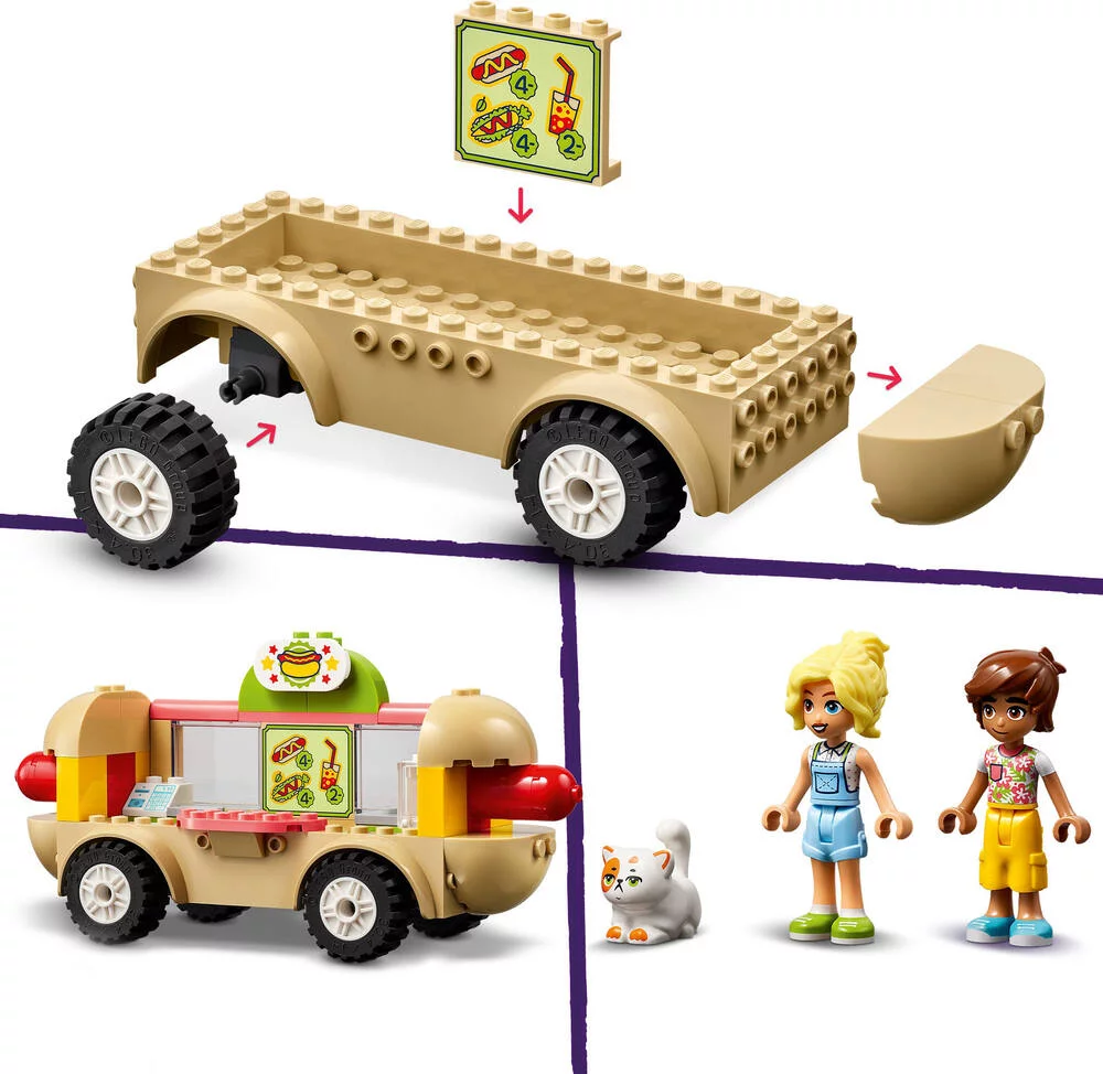 LEGO®FRIENDS 42633 - LE FOOD-TRUCK DE HOT-DOGS