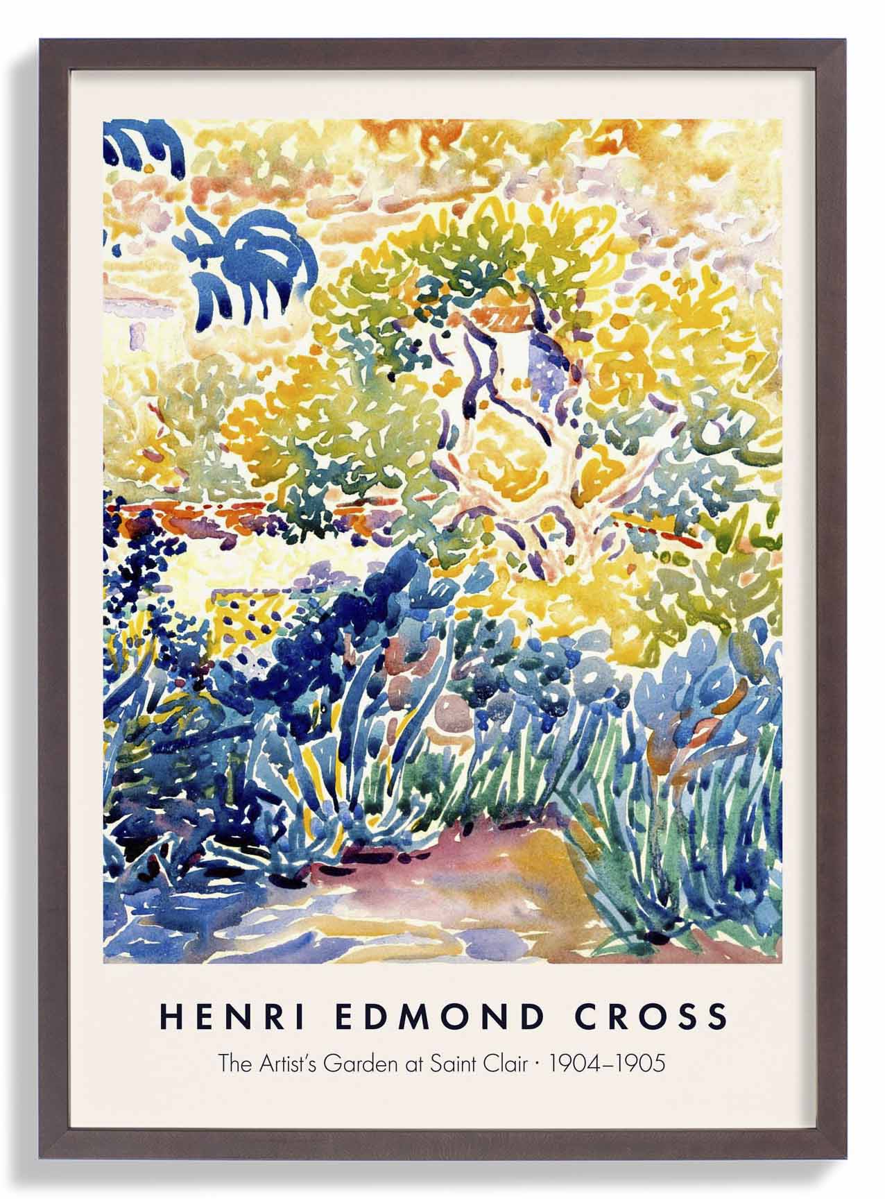 Der Künstlergarten in Saint Clair von Henri Edmond Cross