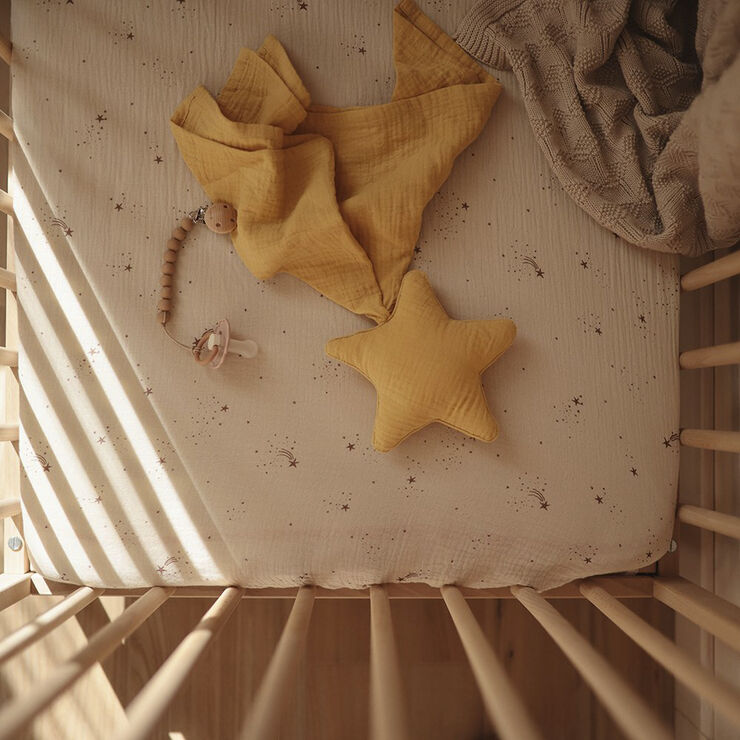 Mushie Mushie kuvertlagen til barnevogn - Falling Stars Falling stars