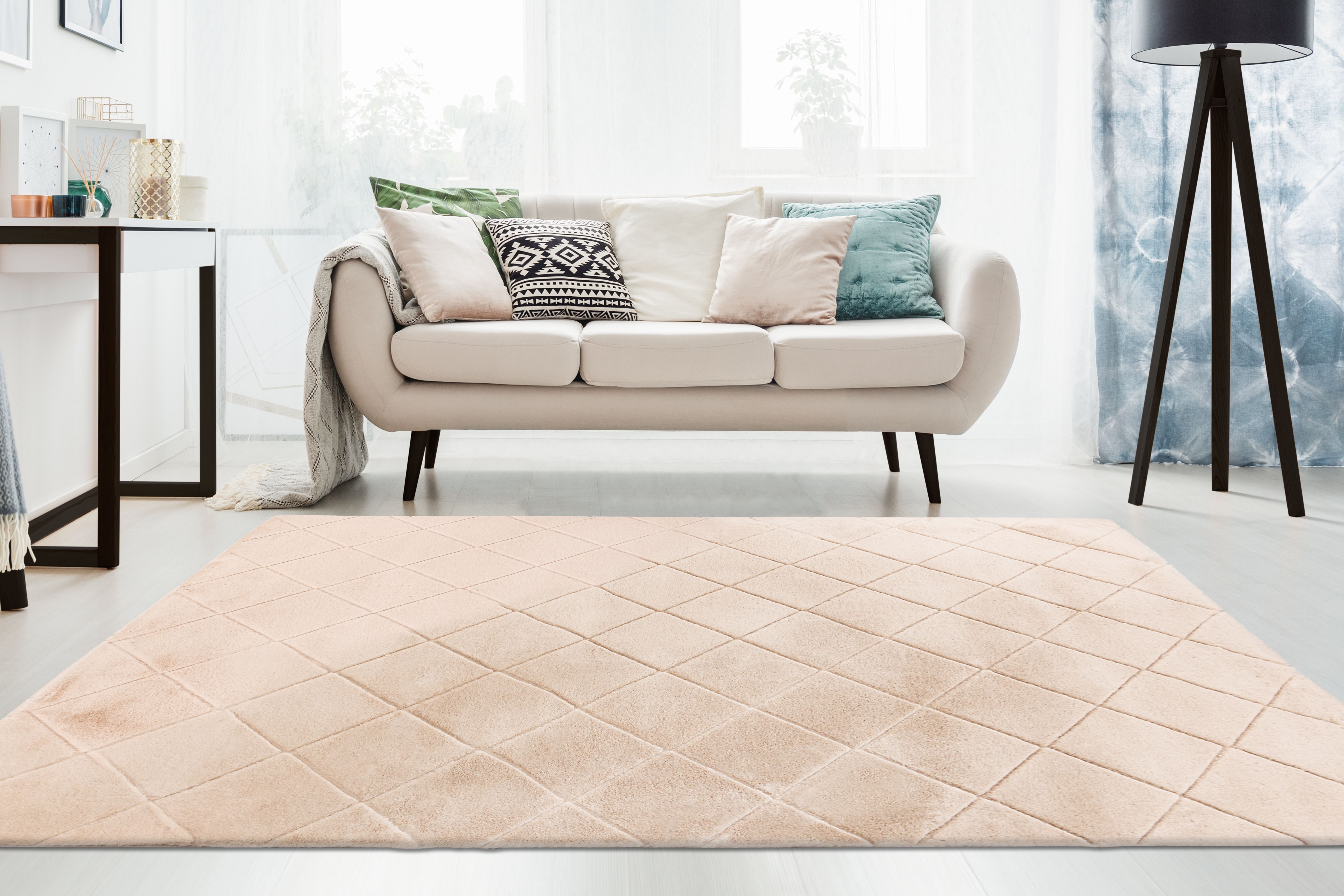 Vloerkleed 600 Beige Agaro