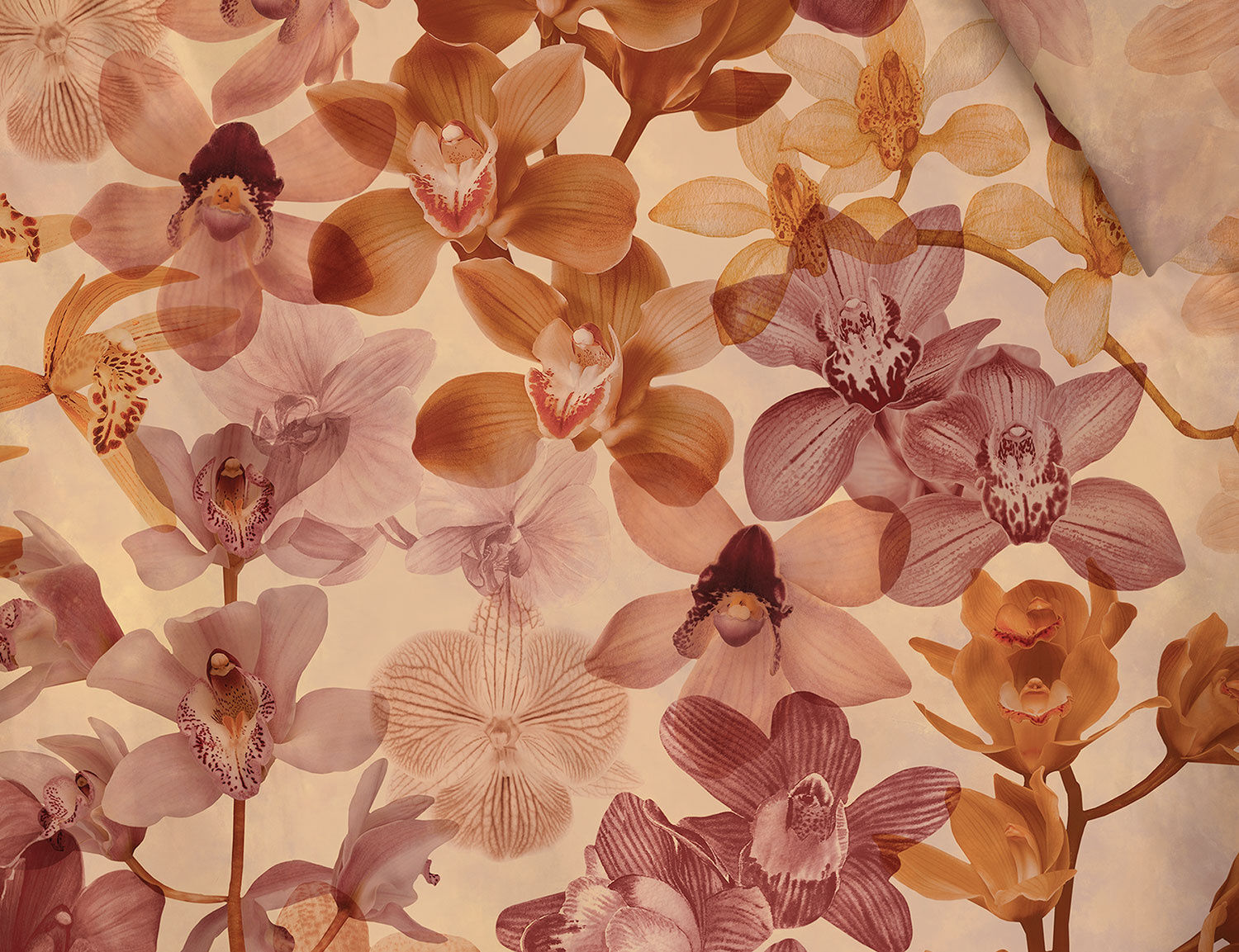 beddinghouse Bettwäsche Orchid mit Orchideenmuster