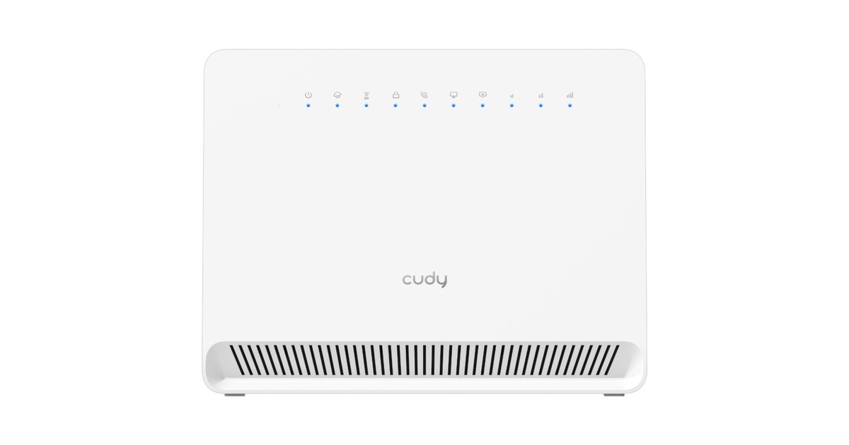 CudyN300 Wi-Fi 4G LTE-Cat4 VoLTE Router  (Wit, Cudy App, nano SIM-slot)
