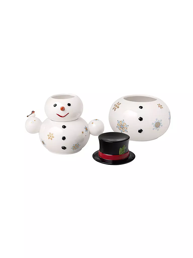VILLEROY & BOCH Weihnachtsdose 31cm SCHNEEMANN  bunt
