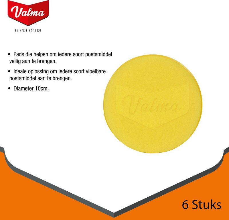 Valma - Supershine Detailing Applicators - Krasvrije Applicators - 6-Pack