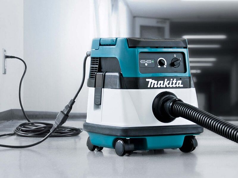 Makita DVC860LZ 36V (2 x 18V) Li-ion accu bouwstofuziger body - 8L - netstroom & accu