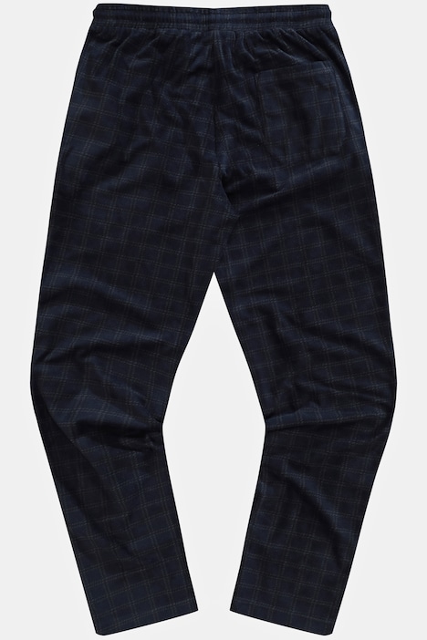 Schlafanzug-Hose, Homewear, OEKO-TEX, Mikrofleece, Karo, Elastikbund