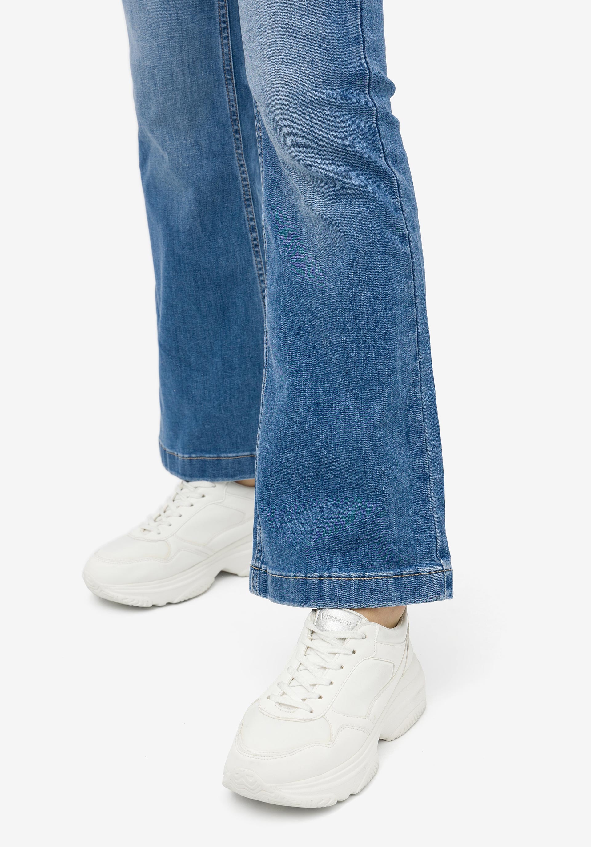 Jeans Double-up Bootcut Cintura Alta