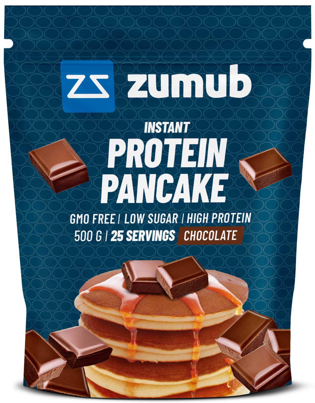 Panquecas instantâneas de proteína Zumub 500g