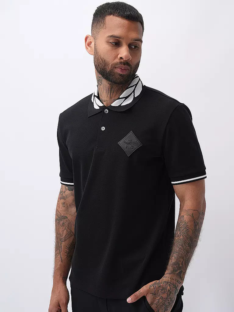 MCM Poloshirt  schwarz