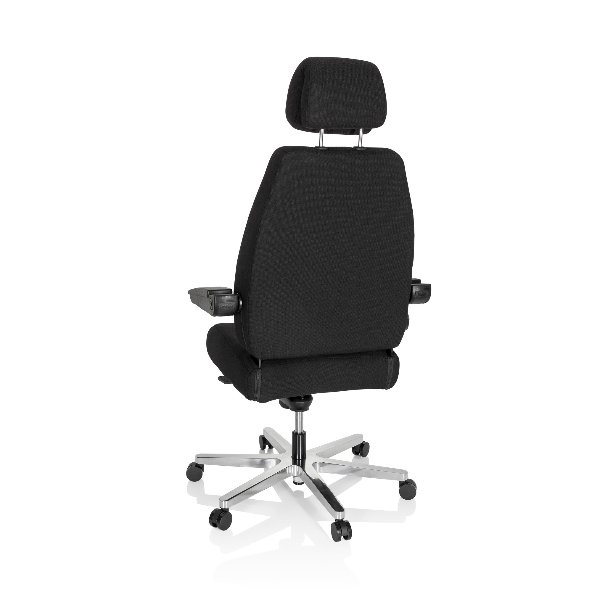 XXL Drehstuhl 24 HOURS I Stoff mit abklappbaren Armlehnen hjh OFFICE