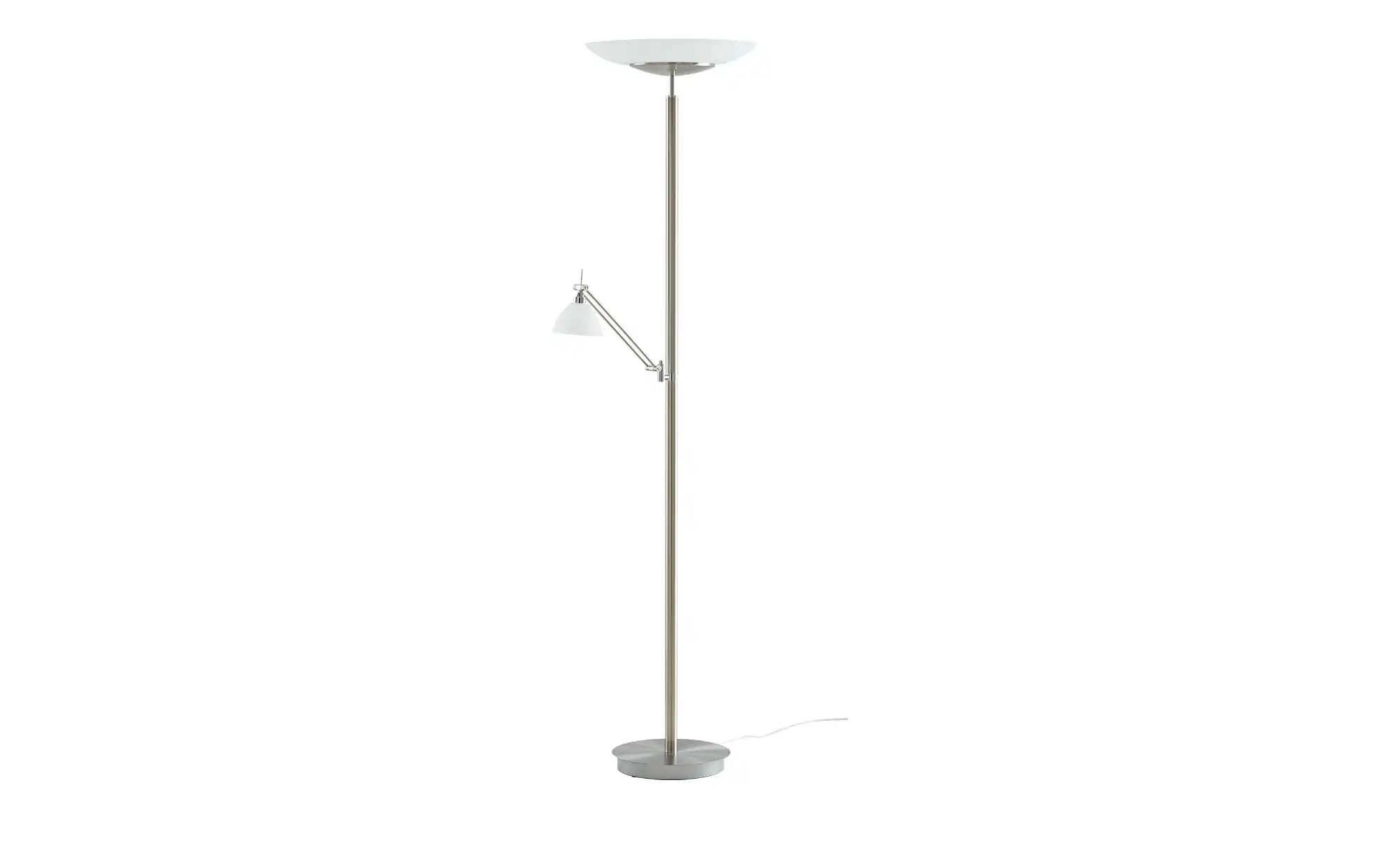 HELL-höllisch gutes Licht LED-Deckenfluter, 2-flammig, Nickel-matt