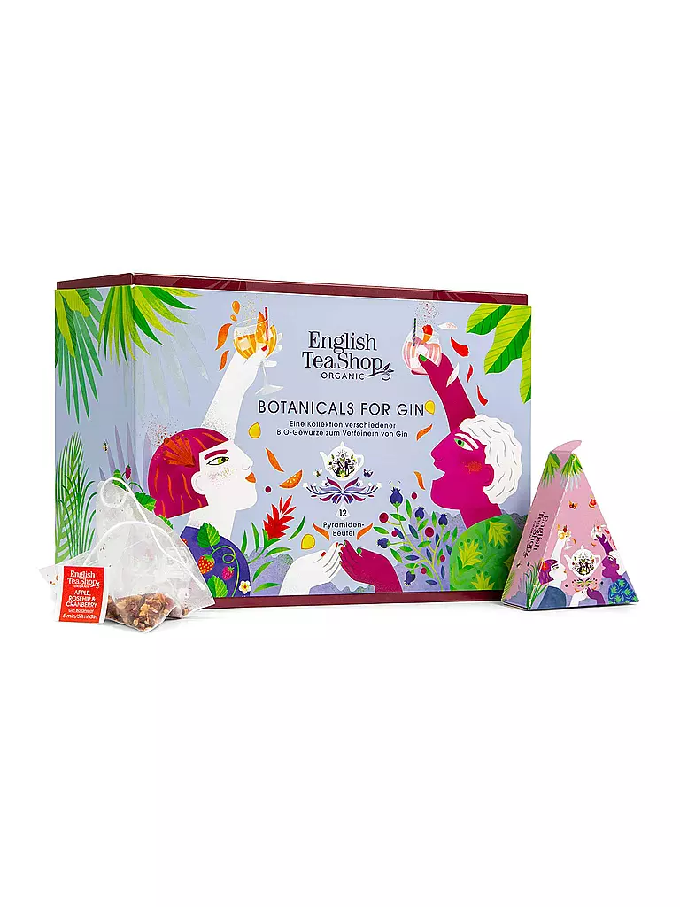 ENGLISH TEA SHOP Geschenkbox Botanicals for Gin 12 Beutel hellblau
