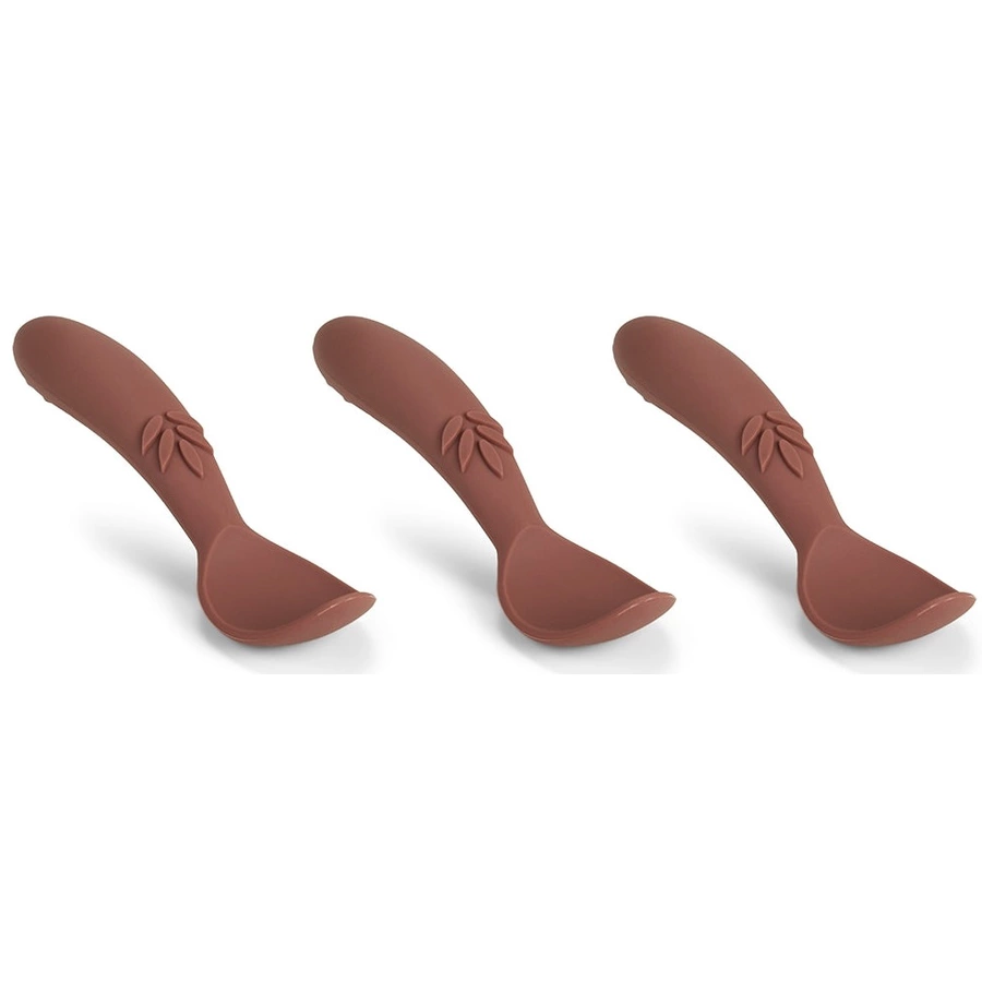 nuuroo Kinderlöffel Ella 3 Stück, Mahogany