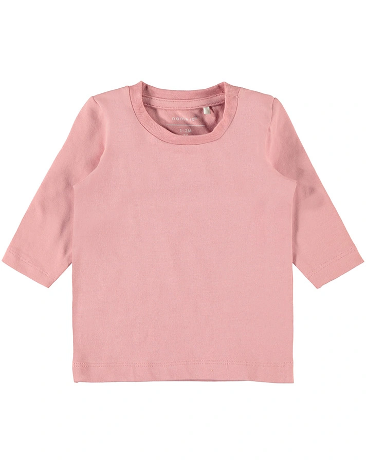 Langarmshirt NBFNUKA 3er-Pack in rosa/gelb