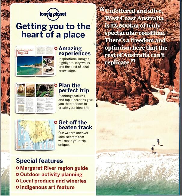 LONELY PLANET - WEST COAST AUSTRALIA EN ANGLAIS