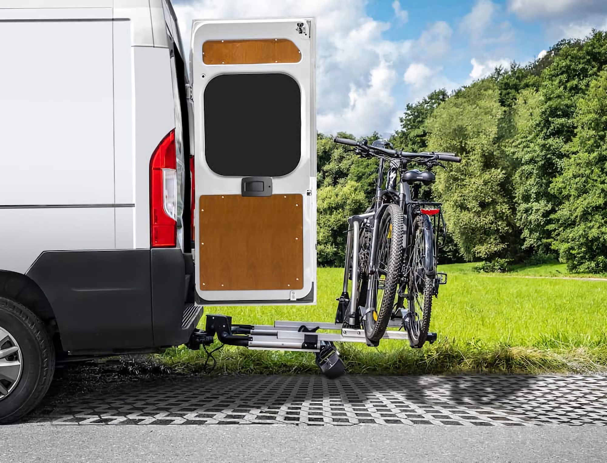 Enduro SD260 buscamper fietsendrager - silver