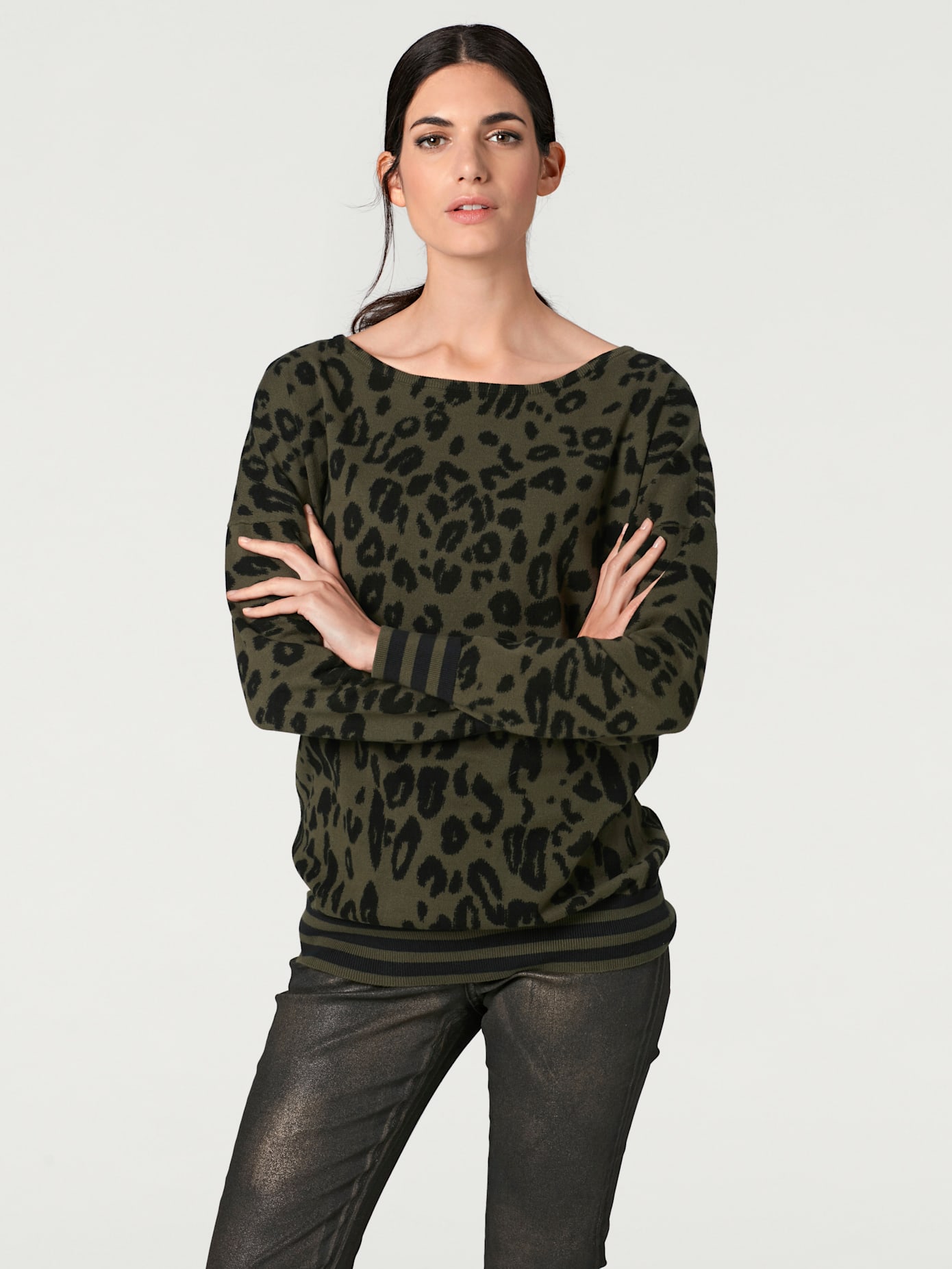 Pull imprimé imprimé tendance