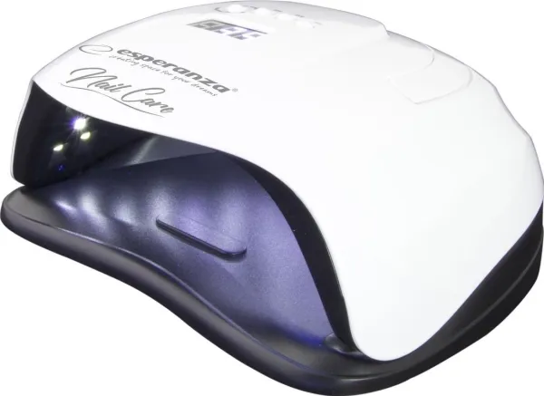 Esperanza UV LED Diamond nail lamp hybrid varnish white (EBN007)