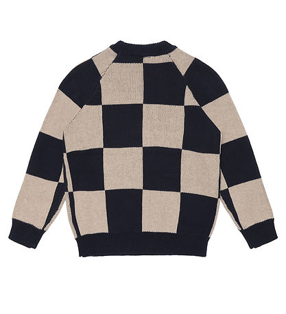 The New Bluse - Strik - TNLorry Jacquard - Navy Blazer Check