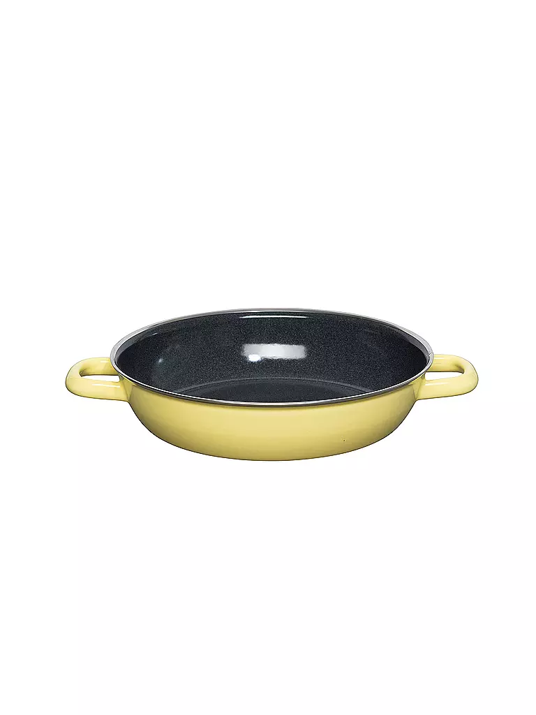 RIESS Schmorpfanne mit Deckel 24cm Lemon gelb