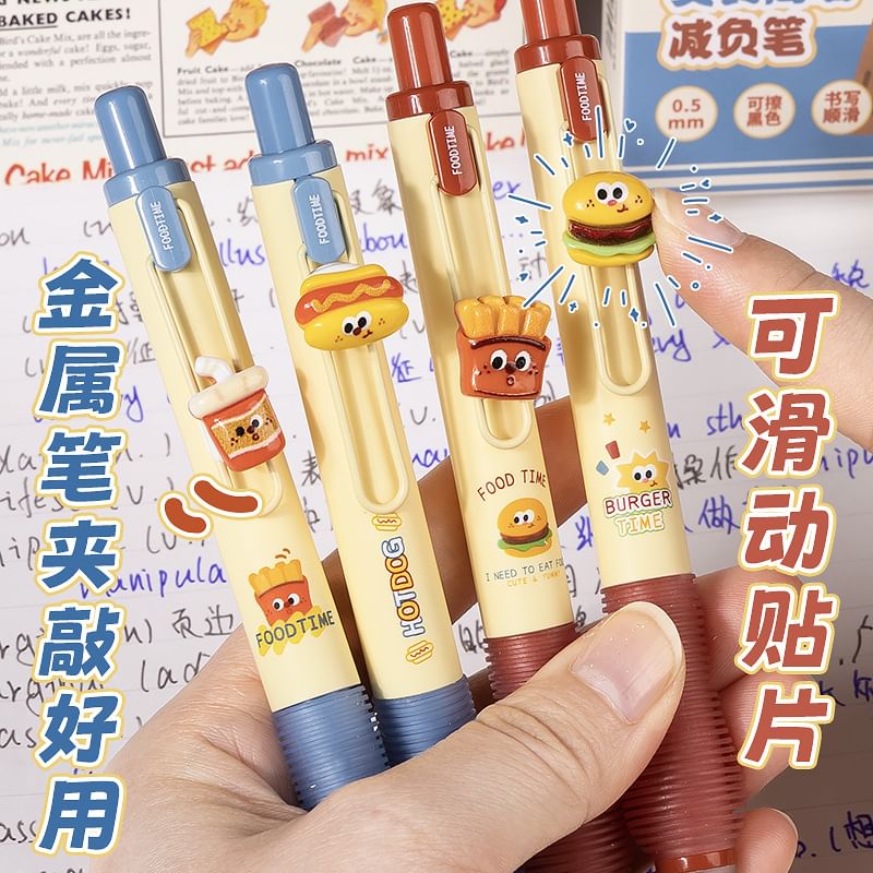 princesseria - Set van 4: Cartoon Pen - 0,5 mm (verschillende ontwerpen)