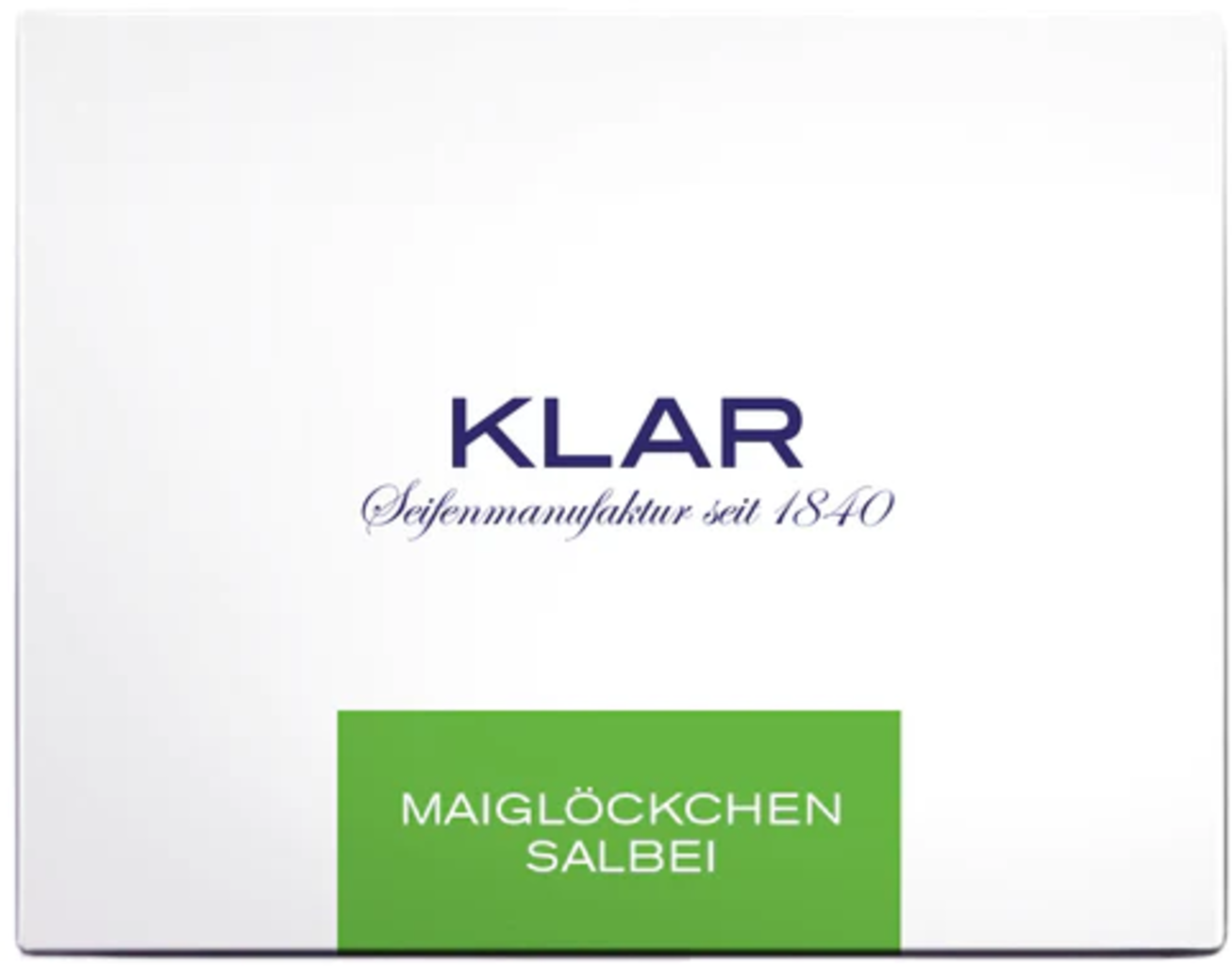 KLAR  Pflegeseife, Maiglöckchen & Salbei (135 g)