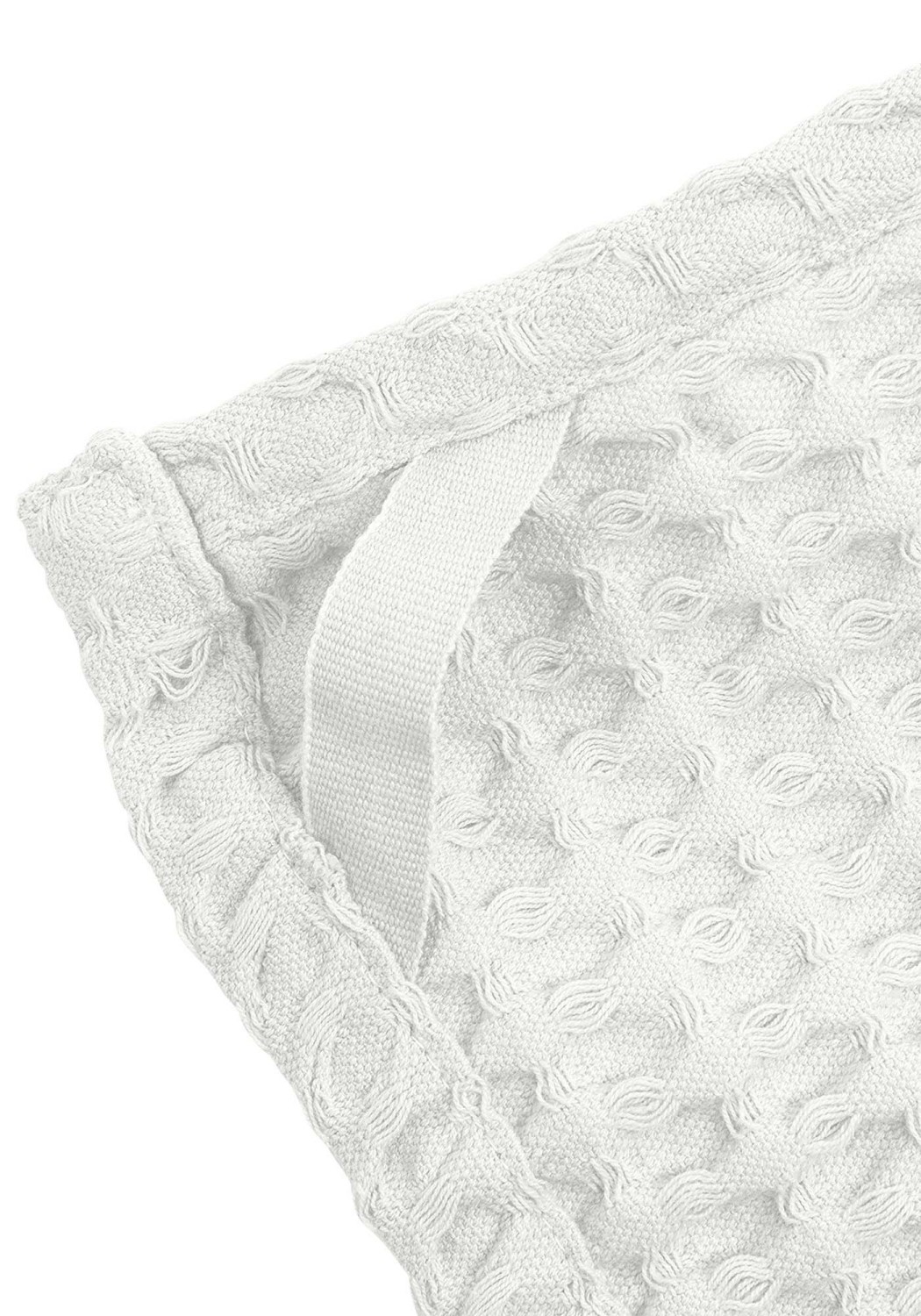 The Organic Company Waschlappen The Organic Company Big Waffle Wash Cloth Natural White