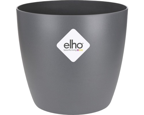 elho Brussels plantenbak, kunststof, Ø 9,5 cm, H 8 cm, antraciet