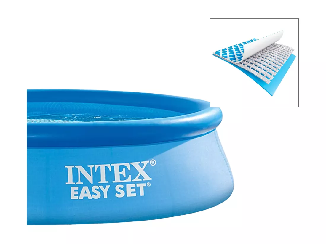 Piscine gonfable 244 x 61cm bassin familiale pour enfants Intex