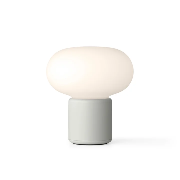 New Works - Karl-Johan Portable LED Tischleuchte mit Akku, light grey