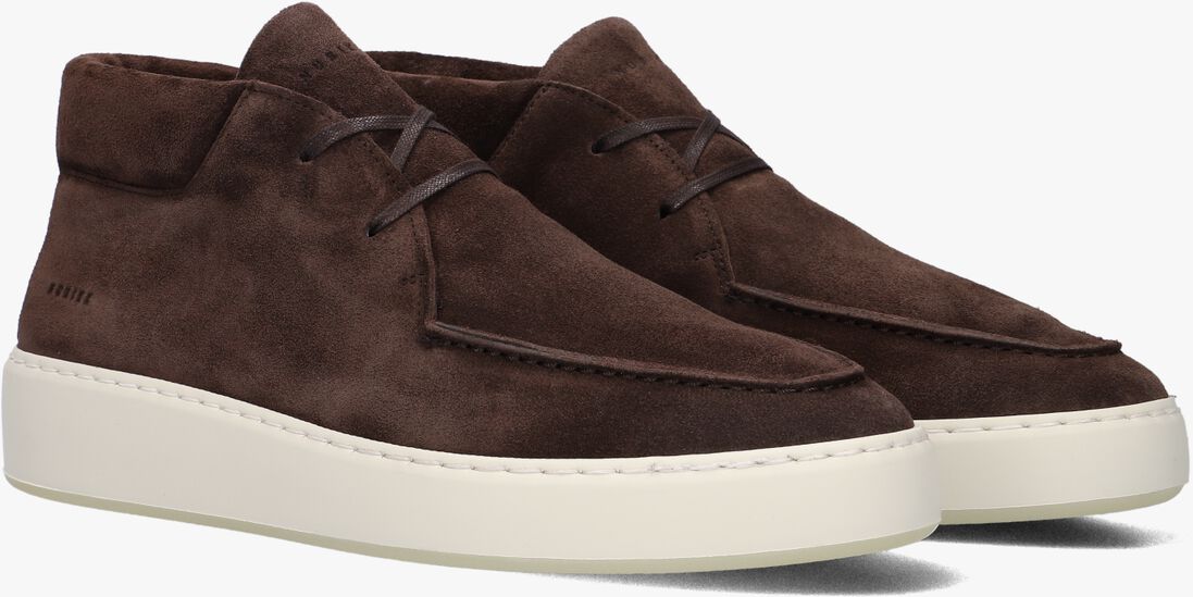 bruine nubikk lage sneakers jiro gio