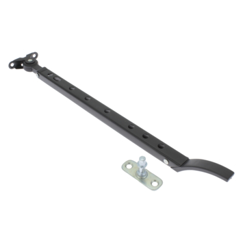 KARWEI raamuitzetter zwart 30 cm buitendraaiend