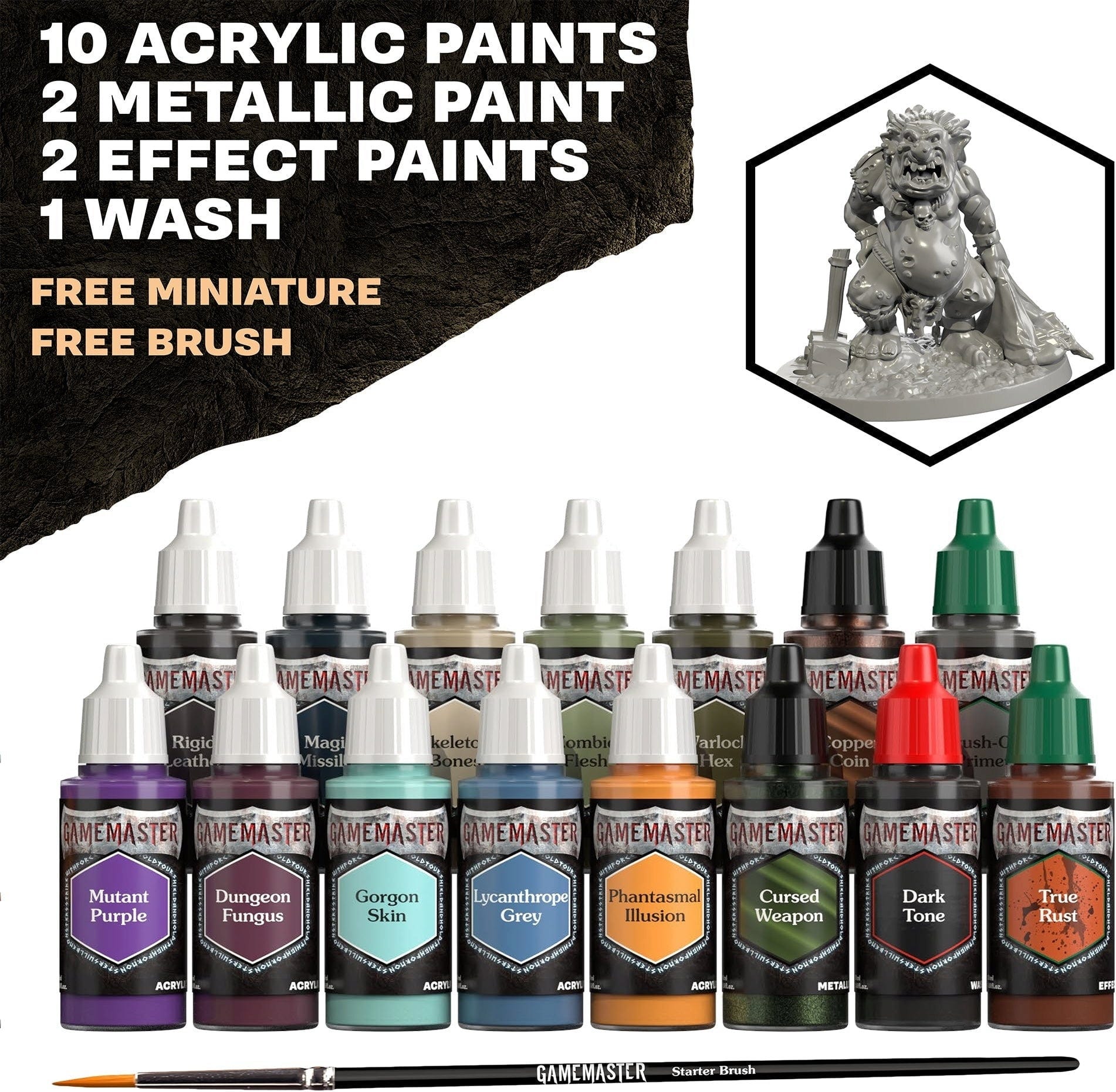 The Army Painter  GameMaster: Wandering Monsters Role-Playing Paint Set    Kreatives Paint Set für Monster-Miniaturen & RPGs