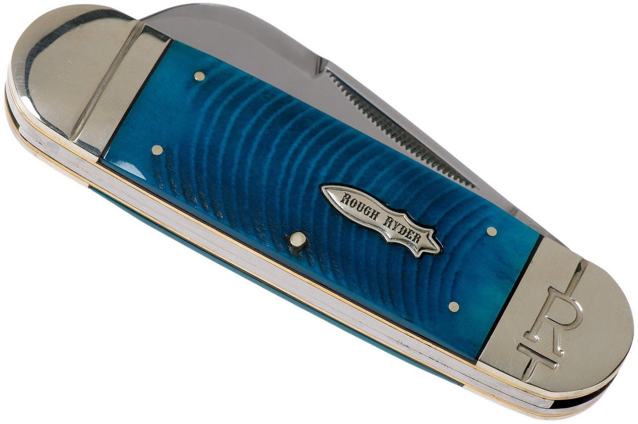 Rough Ryder Black & Blue Elephant Toe RR2113 zakmes