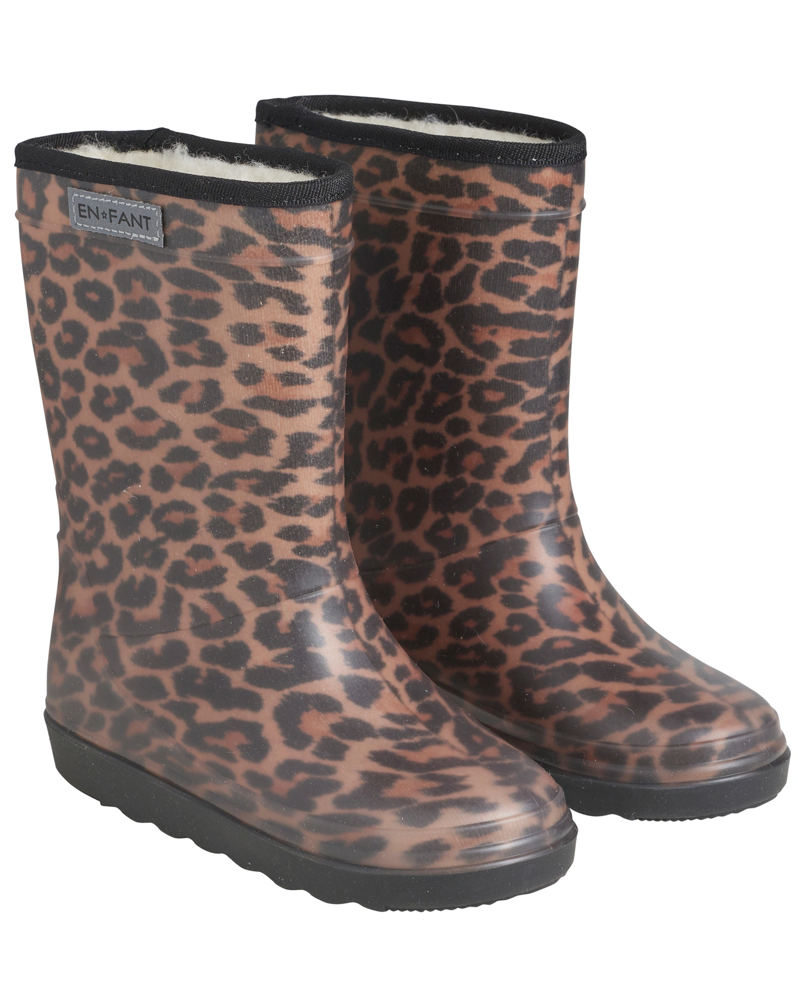 Thermo-Gummistiefel WILD LEO  in schwarz/braun